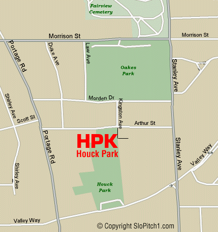 Map - Houck Park - Niagara Falls