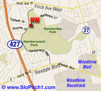 Map - Humberwood Park, Etobicoke
