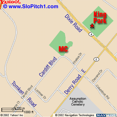 Map - King's Park, Mississauga