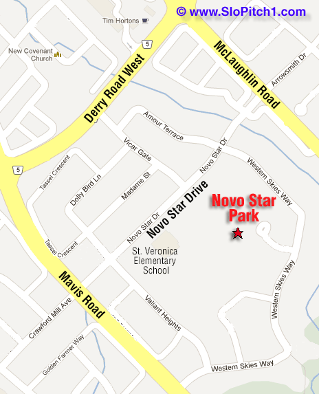 Map - Novo Star Park, Mississauga