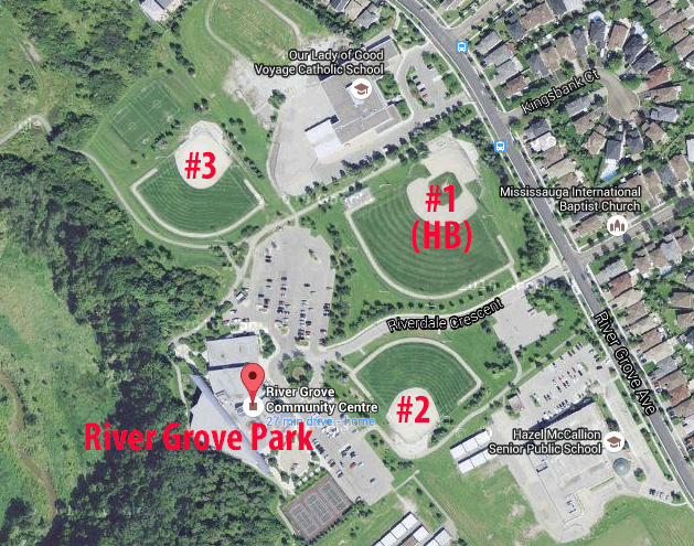 Map - River Grove Park, Mississauga