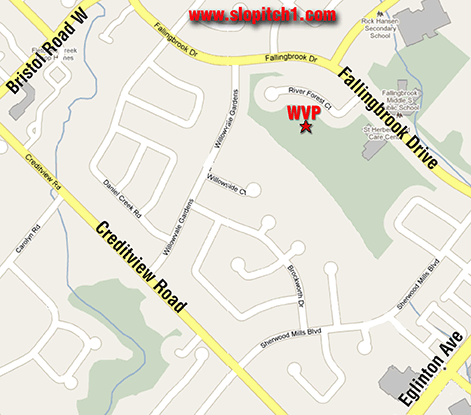Map - Willowvale Fields, Mississauga