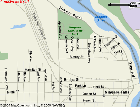 Map - Glenview Park - Niagara Falls