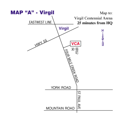 Map - Virgil Centennial Arena
